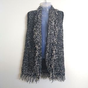 Cato Open Face Faux Fur Vest Sz L